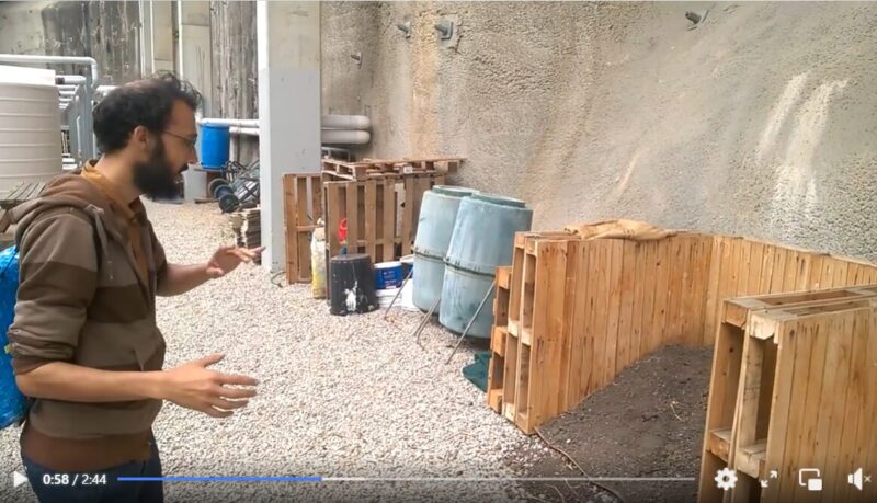 Watch: Composting & urban farming at a high school in Brisbane