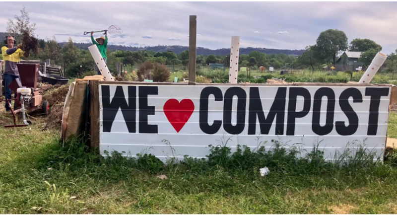 Watch: Canberra City Farm Hot Composting